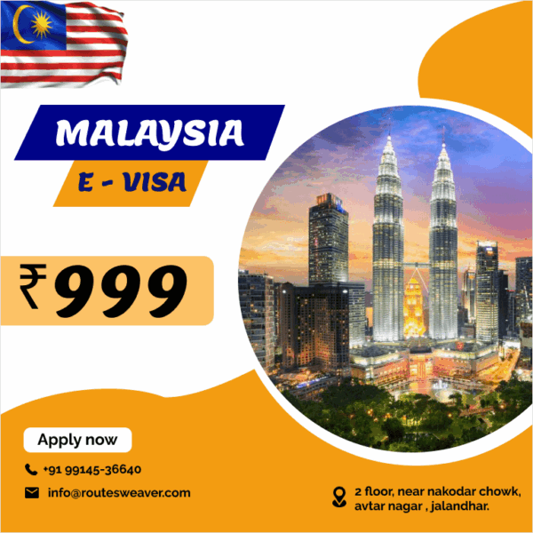 Malaysia E Visa for Indians